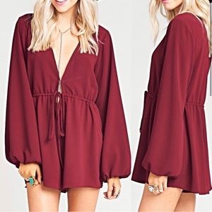 ShowMeYpurMuMu Long Sleeve Romper